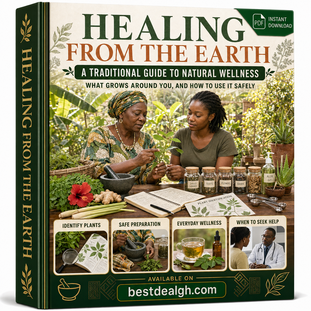 Healing From the Earth — A Traditional Guide to Natural Wellness: What Grows Around You, and How to Use It Safely (PDF) photo 1