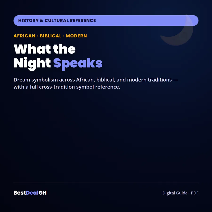 What the Night Speaks — Dream Symbolism Across African, Biblical, and Modern Traditions (PDF) photo 1