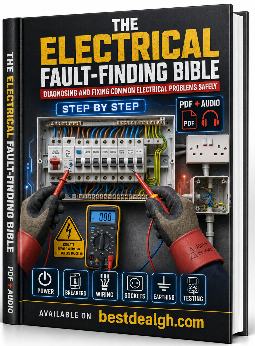 The Electrical Fault-Finding Bible — Diagnosing and Fixing Common Electrical Problems Safely, Step by Step (PDF + Audio) photo 1