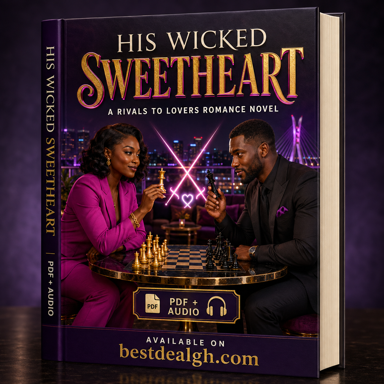 His Wicked Sweetheart — A Rivals to Lovers Romance Novel (PDF + Audio) photo 1