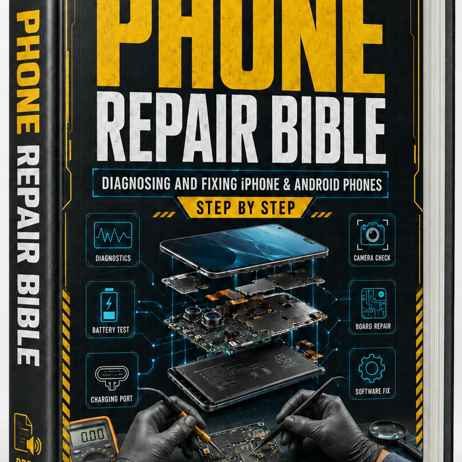 The Phone Repair Bible — Diagnosing and Fixing iPhone & Android Phones, Step by Step (PDF + Audio) photo 1