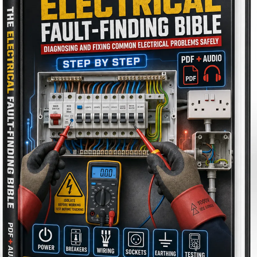 The Electrical Fault-Finding Bible — Diagnosing and Fixing Common Electrical Problems Safely, Step by Step (PDF + Audio) photo 1