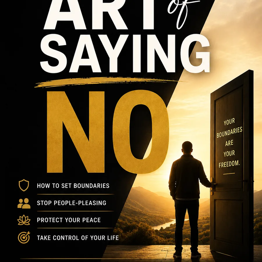 The Art of Saying No — How to Set Boundaries, Stop People-Pleasing, Protect Your Peace, and Take Control of Your Life (PDF) photo 1
